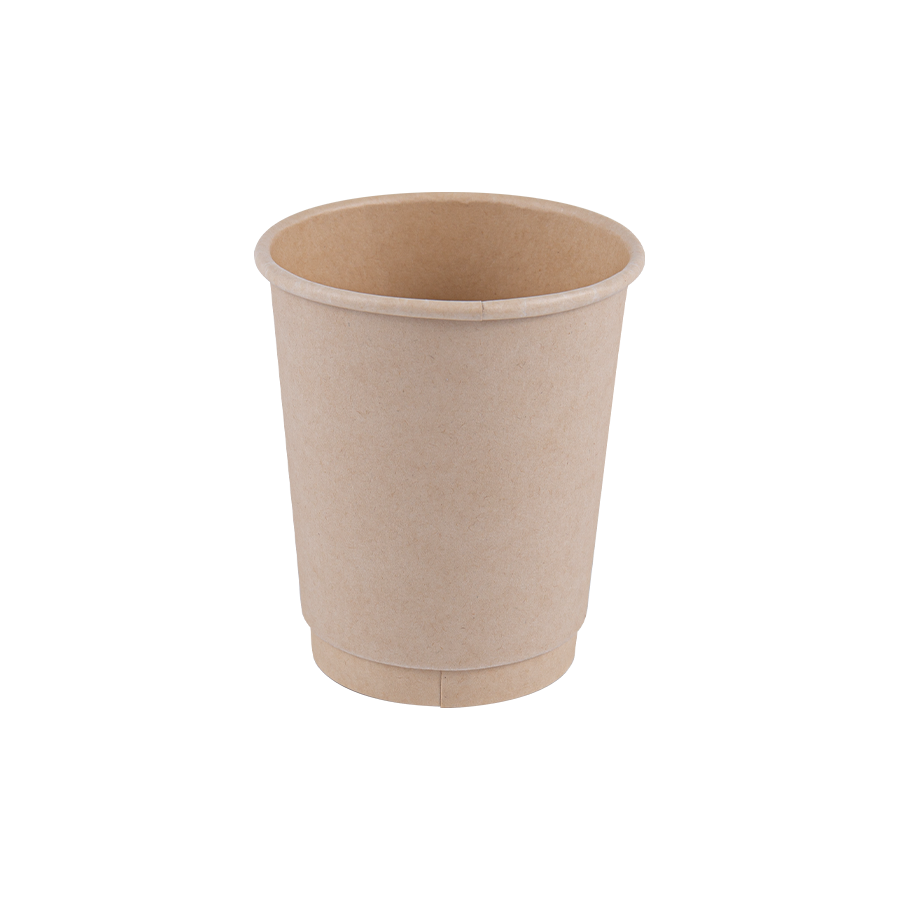 Bicchiere di carta in fibra di polpa di bambù da 12 once (420 ml) con rivestimento in PLA
